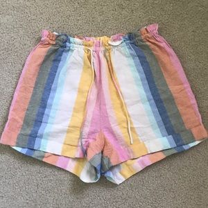 Billabong High Waist Paper Bag Shorts